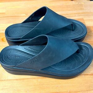 CROCS Women's Black Slide Sandals